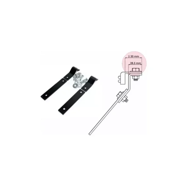 Portapatente Enduro Peakligth (Metal Con Tornillos)